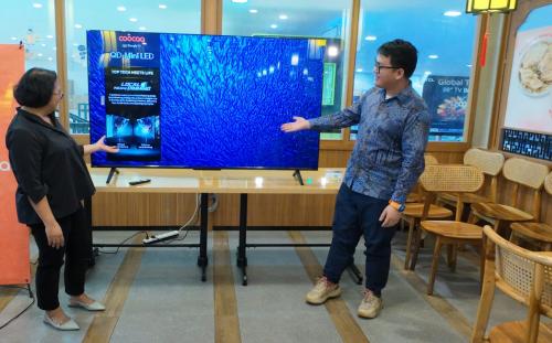 Coocaa Luncurkan X66H Series QD-Mini LED, Hadir Eksklusif di Electronic City dengan Teknologi Layar Ultra-Canggih