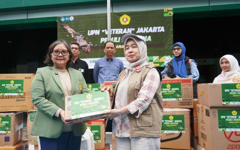 UPNVJ Gerak Cepat: Kirim Relawan, Logistik, dan Inventarisasi Mahasiswa Terdampak Bencana Sumatera