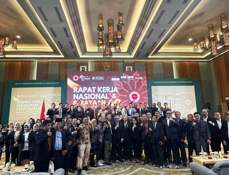 Rakernas dan HUT ke-40, IKADIN Bedah Wajah Penegakan Hukum di Era KUHP dan KUHAP Baru