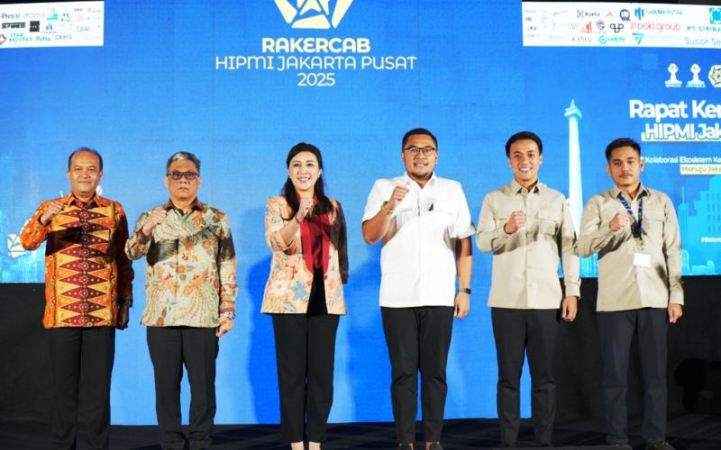 Gelar Rapat Kerja Cabang, HIPMI Jakarta Pusat Perkuat Ekosistem Pengusaha Muda yang Kolaboratif dan Berdaya Saing Global
