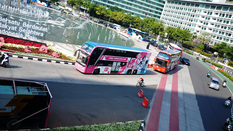Liburan Tahun Baru Seru dan Hemat, Keliling Jakarta Gratis dengan Bus Tingkat Transjakarta