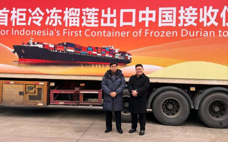 Ekspor Perdana Durian Beku RI Tembus Tiongkok, Pemerintah Perkuat Posisi di Pasar Hortikultura Global
