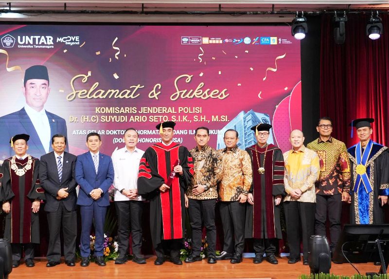 Kepala BNN Komjen Suyudi Raih Doktor HC, Serian: Kinerja BNN Patut Diapresiasi Meski Tantangan Kian Berat