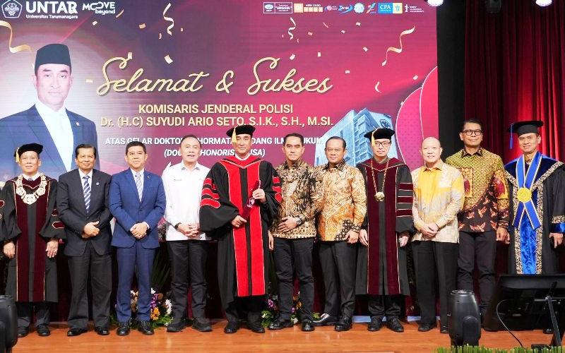 Kepala BNN Komjen Suyudi Raih Doktor HC, Serian: Kinerja BNN Patut Diapresiasi Meski Tantangan Kian Berat