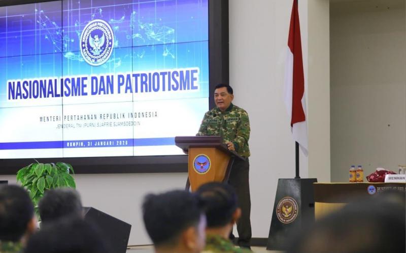 Menhan Sjafrie Berikan Penguatan Nasionalisme dan Patriotisme di Retret PWI 2026