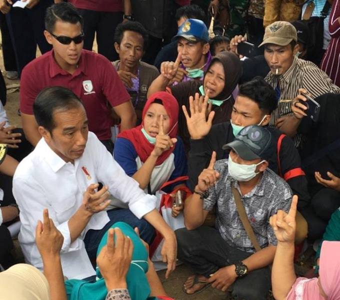 Jokowi Perintahkan Bangun Rumah Untuk Korban Tsunami Selat Sunda di Lampung Selatan   