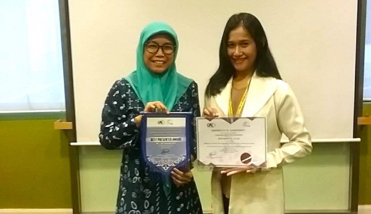 Harumkan UGM, Patriasia Sabet Gelar ‘Best Presenter’ di Malaysia