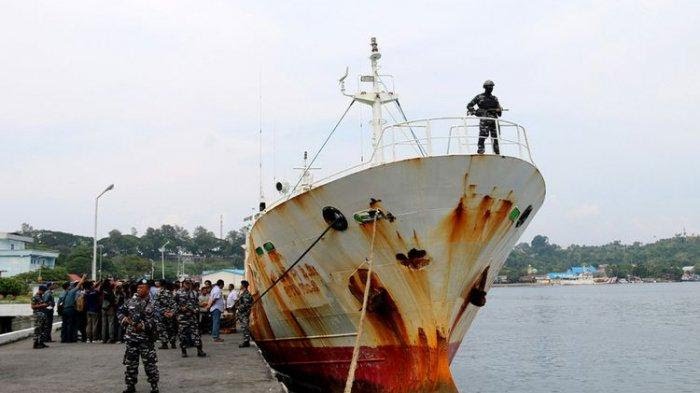 Andrey Dolgov, Kapal Pencuri Ikan Buronan Dunia Menyerah di Tangan TNI AL