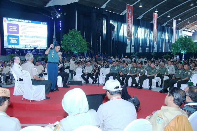 FOTO Pimpinan TNI Arahkan Rakornas BNPB-BNBD Se-Indonesia