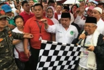 Buka Jalan Sehat, Ma’ruf Ajak Warga Tangsel Menangkan Jokowi-Ma’ruf