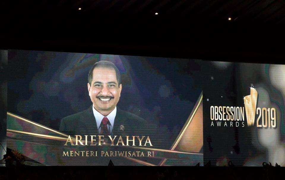 5 Tahun Berturut-turut Arief Yahya Raih Obsession Awards