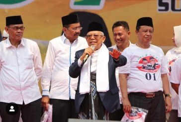 Ma’ruf Amin: Rugi Kalau Tidak Memilih Jokowi