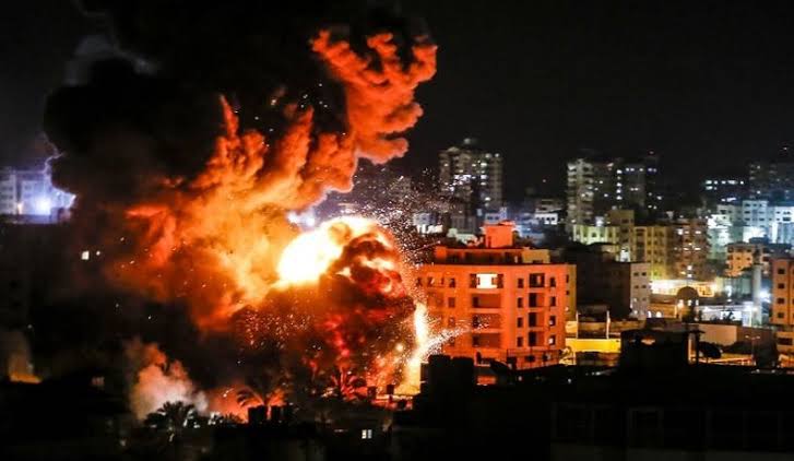 Awal Ramadhan, Zionis Israel Membabi Buta Bombardir Jalur Gaza, 24 Orang Meninggal
