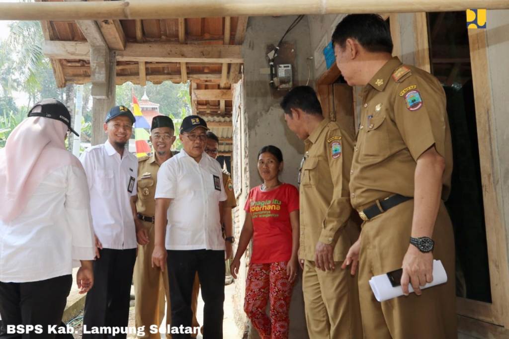 Kementerian PUPR Bedah Rumah Terdampak Tsunami di Lamsel