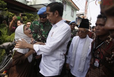 FOTO Jokowi-Ma’ruf Sampaikan Pidato Kemenangan