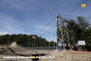 Jembatan Gantung Kian Rai Ikun Permudah Akses Warga