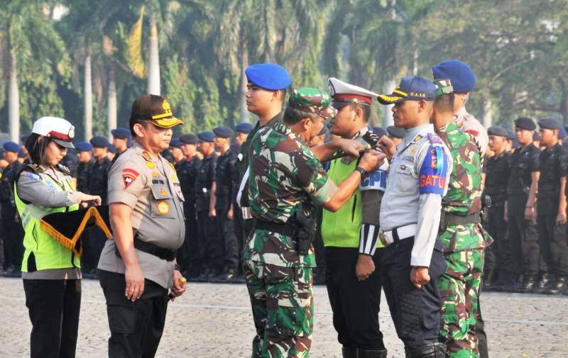 FOTO Apel TNI-Polri Siap Amankan Sidang PHPU