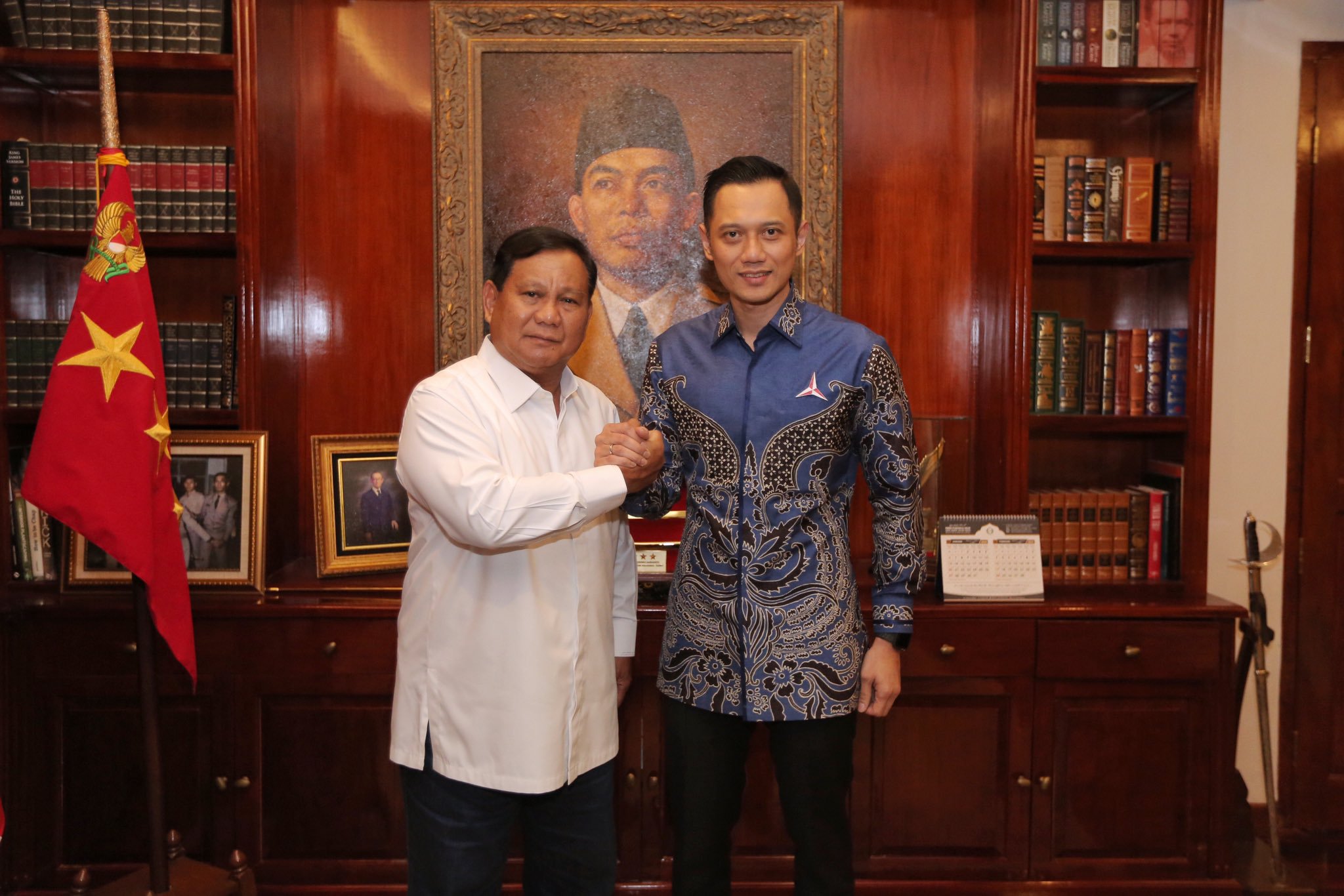 AHY Beri Ucapan Selamat dan Terima Kasih kepada Jokowi dan Prabowo