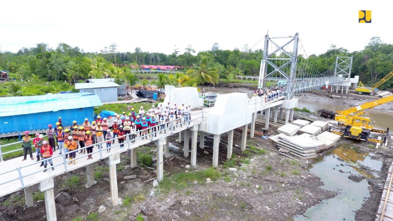 Jembatan Gantung Dukung Peningkatan Kualitas Hidup Masyarakat Asmat