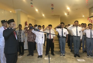 Sekolah Indonesia Makkah Gelar Upacara HUT ke-74 RI