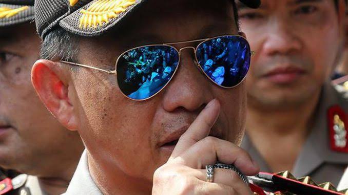 Video Kapolri Tito Karnavian Ancam Kirim Mahasiswa ke Kamar Jenazah, Hoax