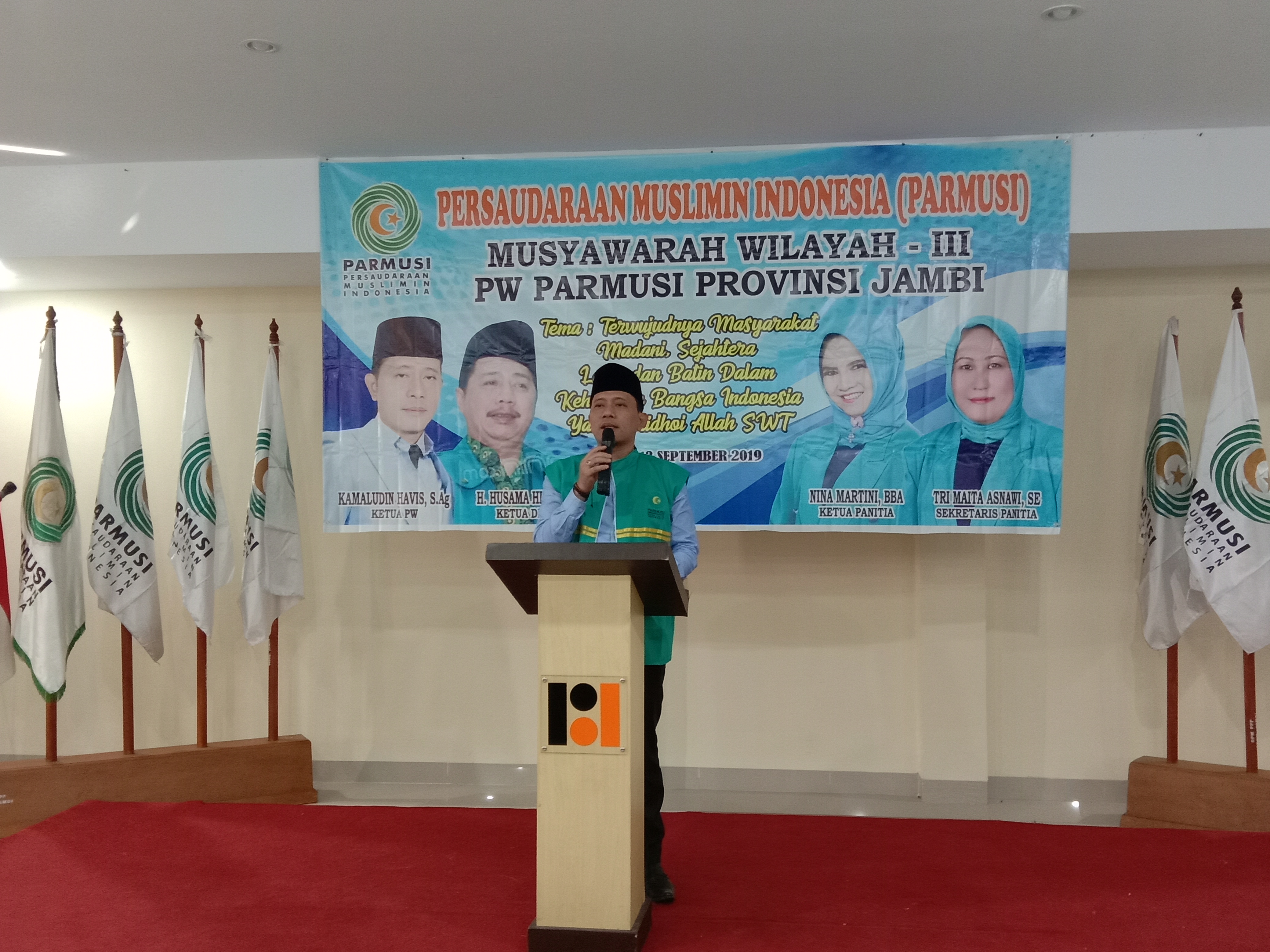 Kamaludin Havis Terpilih Sebagai Ketua PW Parmusi Jambi Secara Aklamasi