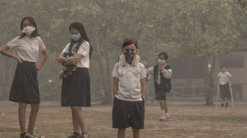Udara di Kalteng dan Riau Sangat Berbahaya Akibat Asap