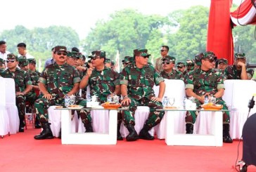 HUT ke-74 TNI Gelar Kekuatan Pasukan Parade 6.806 Personel