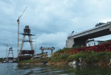Progres Pembangunan Jembatan Pulau Balang II Capai 69,3%