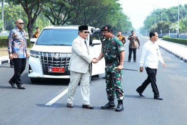 Menhan Prabowo Datangi Mabes TNI