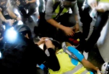 Diunggah: Demo ‘Anti China’ di Hong Kong, Wartawan Indonesia Ditembak Polisi