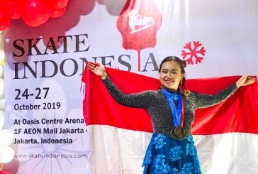 Luar Biasa! Borong 4 Medali Emas, Vanessa Susanto Juara Skate Indonesia 2019