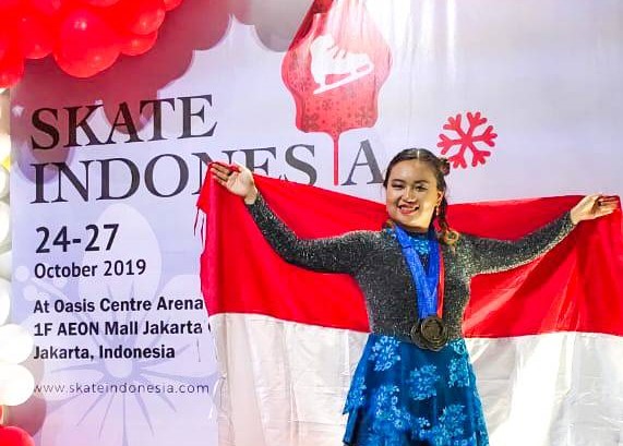 Luar Biasa! Borong 4 Medali Emas, Vanessa Susanto Juara Skate Indonesia 2019