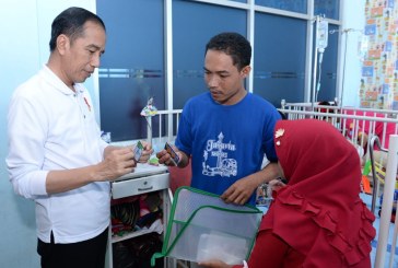 Jokowi Sidak Layanan BPJS Kesehatan di RSUD Abdul Moeloek