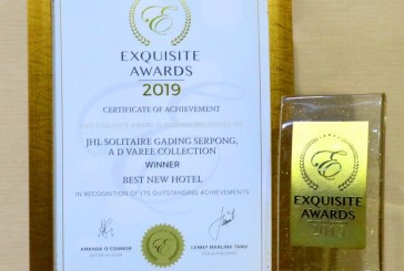 JHL Solitaire Gading Serpong Sabet Best New Hotel di Ajang Exquisite Awards