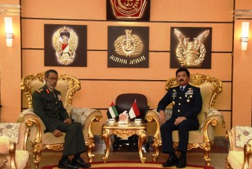 FOTO Panglima TNI Terima Kunjungan Kehormatan Panglima Angkatan Bersenjata UEA
