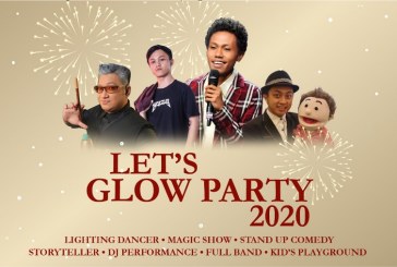 Keren! Grand Ballroom Atria Hotel Gading Serpong Gelar Kemilau Cahaya Pergantian Tahun ‘Let’s Glow Party’