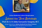 Eddy Soeryanto Soegoto Raih Gelar Guru Besar Bidang Ilmu Manajemen Kewirausahaan
