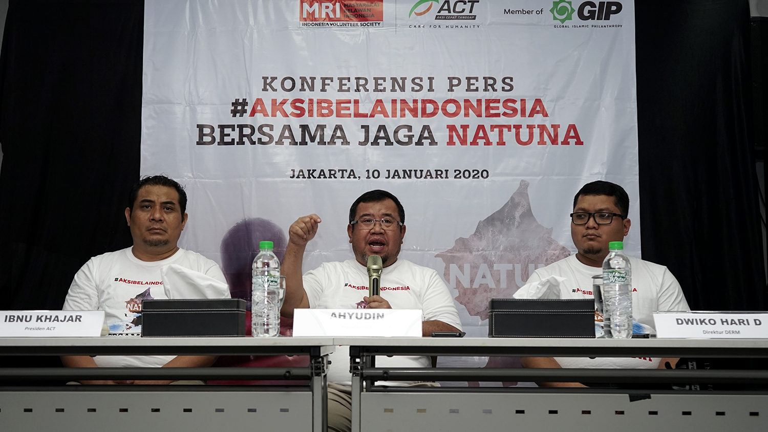 FOTO Konferensi Pers Aksi Bela Indonesia Bersama Jaga Natuna