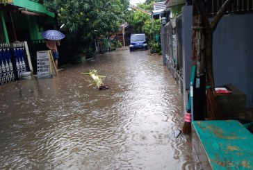 FOTO Banjir di Kompleks Perumahan BSP Bekasi