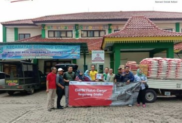 Hutama Karya Salurkan Bantuan kepada Korban Banjir di Tangerang Selatan