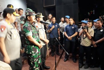 Panglima TNI dan Kapolri Pantau Pengamanan Malam Tahun Baru 2020