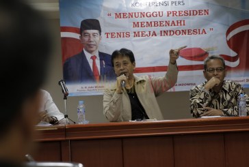 FOTO Konferensi Pers ‘Menunggu Presiden Membenahi Tenis Meja Indonesia’