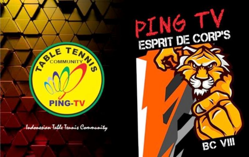 Gelar Turnamen Tenis Meja BC VIII di Sukabumi, Ping TV Usung Tema ‘Esprit de Corps’