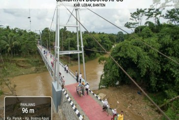 Jembatan Gantung Gerakkan Potensi Ekonomi Perdesaan