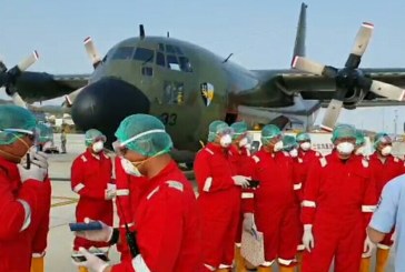 Tangani Covid-19, Pesawat TNI C-130 Hercules Angkut Alkes dari China