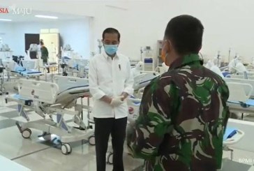 Jokowi Resmikan Rumah Sakit Darurat Corona