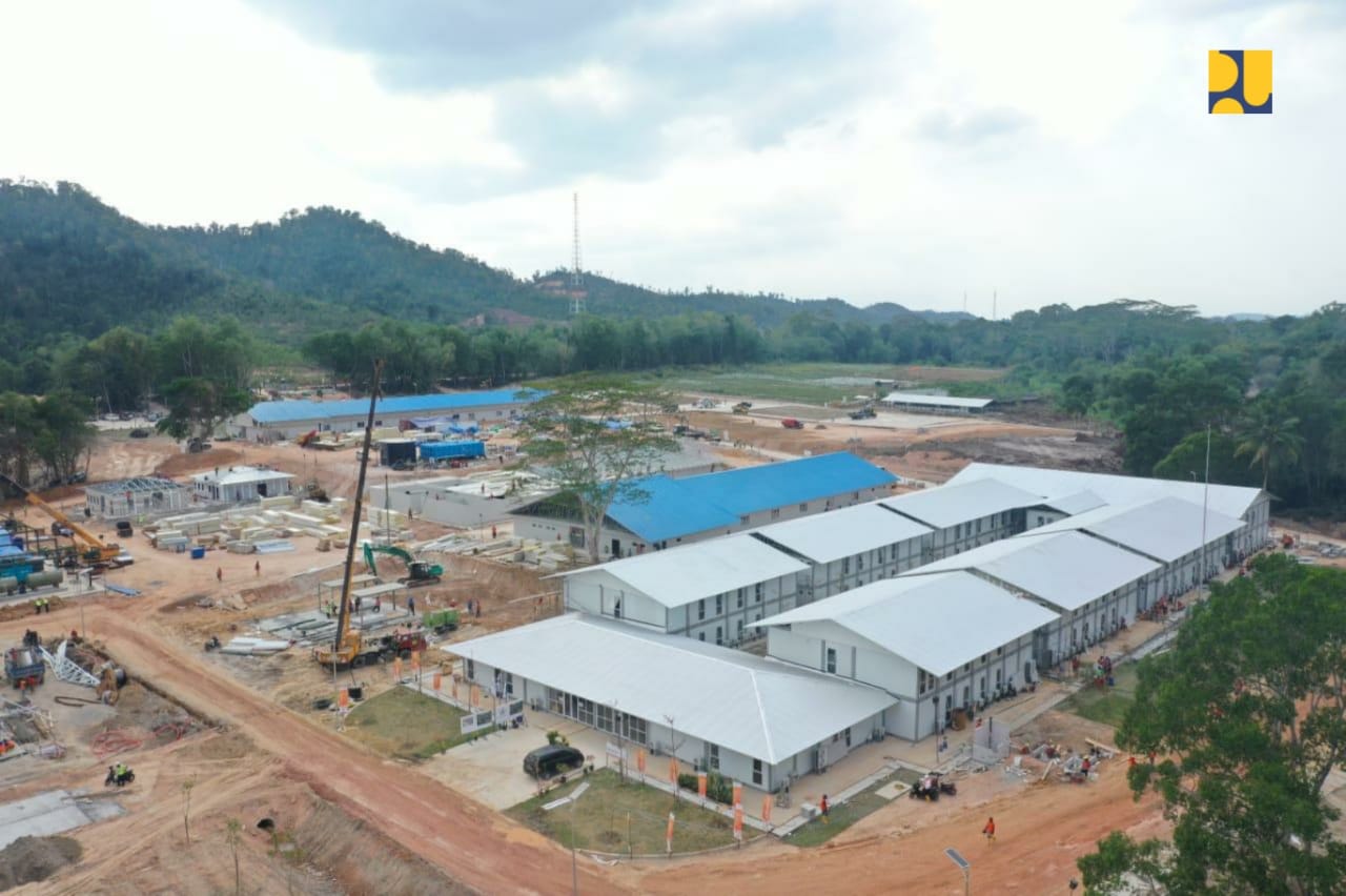 Progres Konstruksi Fasilitas Karantina Penyakit Menular di Pulau Galang Sudah 92%