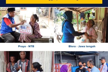 Hebat! Hadapi Covid-19, Agen BRILink Salurkan 50.000 Paket Sembako ke Pelosok Indonesia