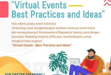 Kemenparekraf Ajak Pelaku Industri Event Gelar Kegiatan Secara Online